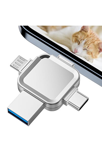 NO BRAND Stick USB 2TB 4 în 1 USB 3.0, iPhone, Android/Micro USB, Windows, OTG