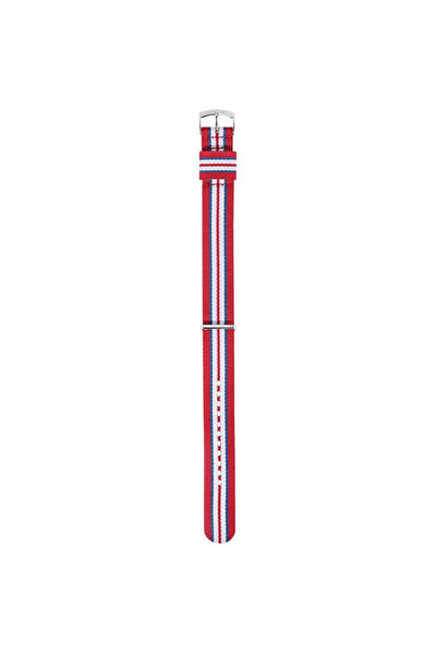 NO BRAND Curea de ceas - Morellato A01X4737A74864Cr20 Alb, Roșu 20mm