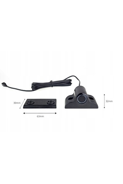 NO BRAND Kit senzori de parcare de 4.3 inch cu cameră, negru, pentru camion, ...