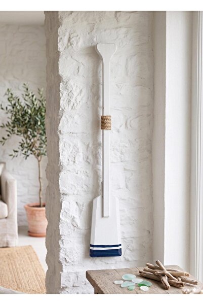 The Mia Retro Marin Stil Ahşap Dekoratif Kürek 92 cm