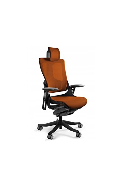 Unique Wau 2 Scaun de birou ergonomic cu plasă Mandarin/Negru