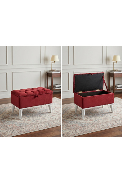 Genel Markalar Sandıklı puf bench ayak ucu beybifes kumaş 65/35