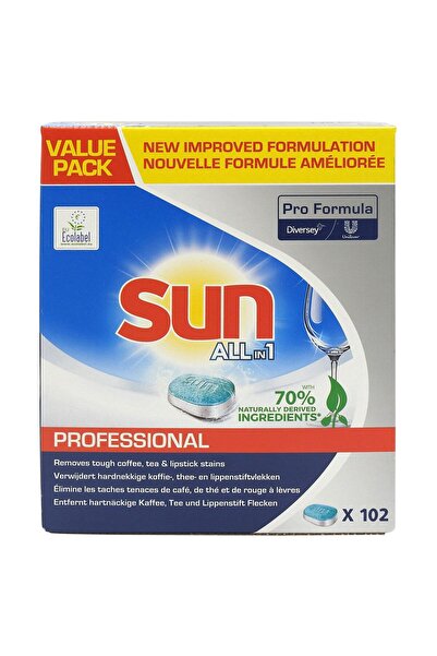 SUN Detergent Vase Tablete Totul într-unul 102 buc
