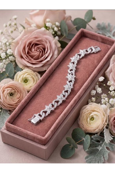 XP XUPİNG Star Glow: Modern Chain Bracelet with Star Detail and Stones