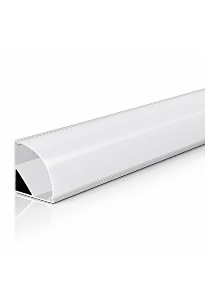 Ledarmy DL1616 Köşe LED Profil 1 Metre 16x16 mm 45° Eloksallı Alüminyum Kavis...