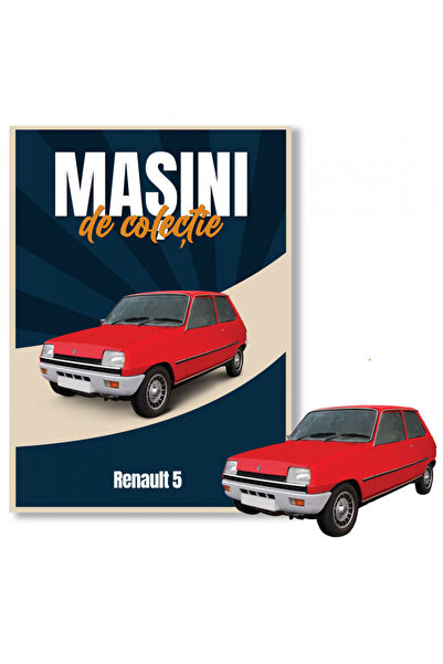 WELLY Sigilat- Renault 5 - Nr. 13- Mașini de Colecție 2023- Scara 1/60