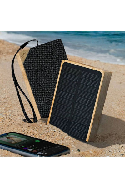 MIKAMAX Ηχείο Bluetooth από Μπαμπού 3W με διάρκεια μπαταρίας έως 3 ώρες, Μπεζ