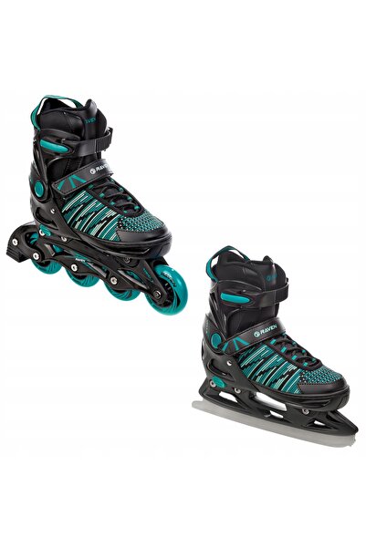 NO BRAND Patine artistice 2 în 1 reglabile Raven Vella 40-43
