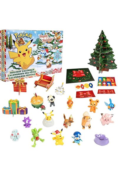 NO BRAND Calendar de Advent Pokemon Original cu Figurine 24 Surprize