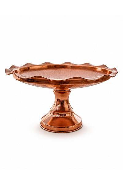 ARANA Handcrafted Copper Fruit Bowl, AranA, 26 cm