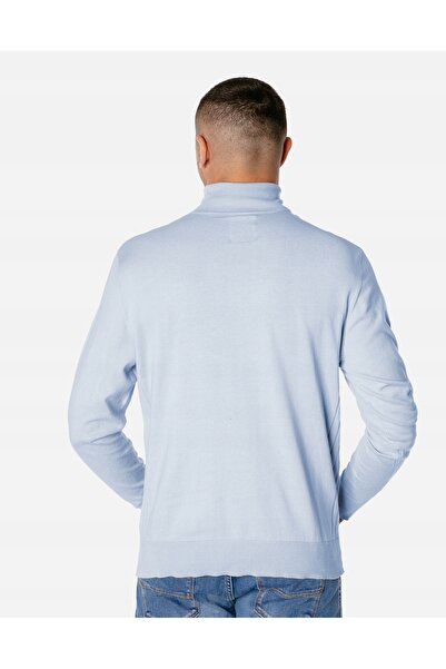 NO BRAND Pulover Elegant Slim Bărbați Guler Înalt Clasic Uni 17 Culori S2S C1...