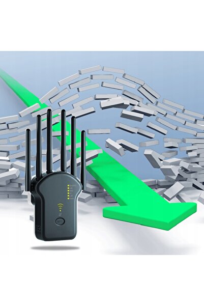 NO BRAND Amplificator de Semnal Repetor de Rețea WiFi Puternic 1200Mb/S 2.4G+...