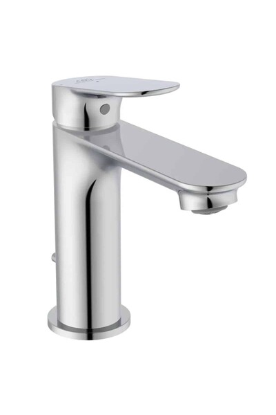 İdeal Standard Baterie de lavoar Ceralife O, cu scurgere, BlueStart, crom luc...