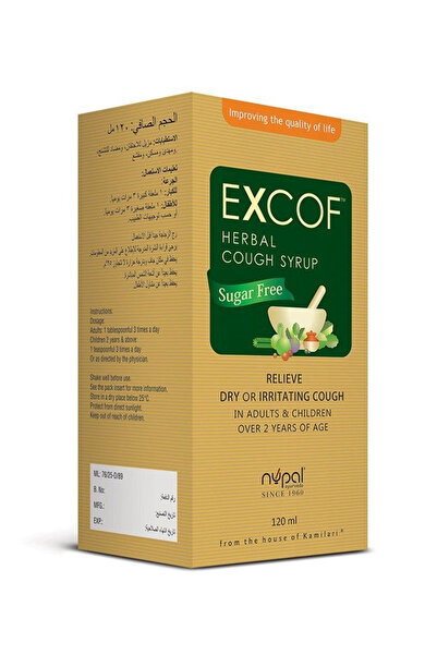 Generic Brand Nupal Remedies Excof Herbal Syrup, 120 Ml