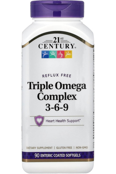 21st Century Triple Omega Complex E.C. SG - 90 Capsules
