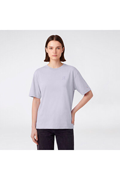 Champion Crewneck Women's Purple T-Shirt