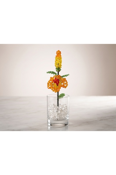 robel Handmade Crystal Beaded Flower