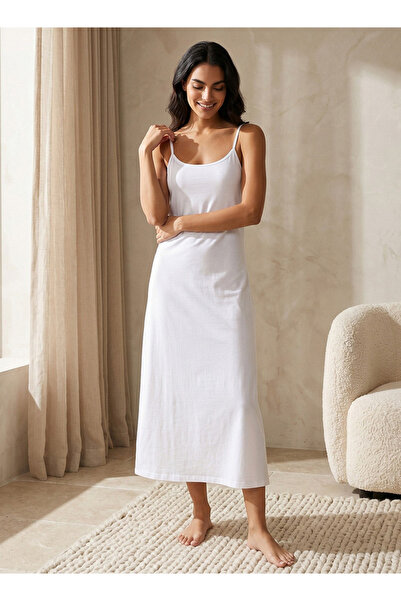 FAV Intimates Long Slip Dress Sleeveless Spaghetti Straps