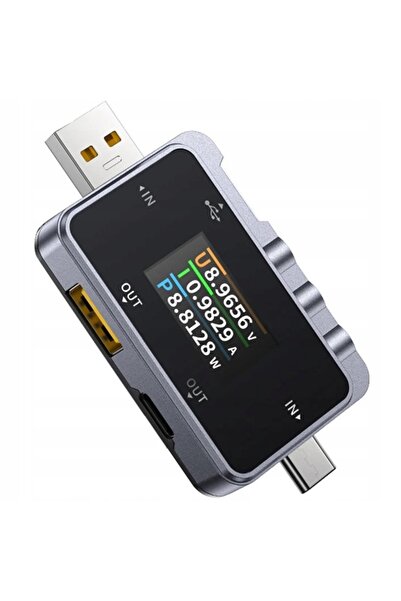 FNIRSI Tester digital multifuncțional cu port USB C, ampermetru FNAC-28