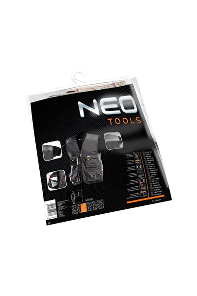 NEO Tools Vestă de lucru NEO fără mâneci, reflectorizantă, gri Oxford, HD 81-...