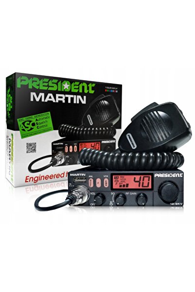 Berry President CB Radio PRESIDENT CB PRES MARTIN ASC (putere emițător - 4W, ...