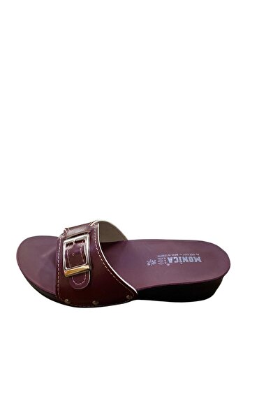 Monica Women's Wedge Heel Single Buckle Slippers