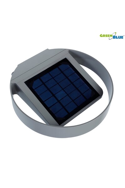 Greenbluespice Lampă solară LED de grădină cu senzor de amurg SOLAR