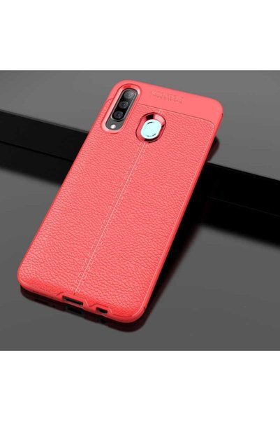 Ummeslem Compatible for Samsung Galaxy A20S Ultra Protection Leather Look Sil...