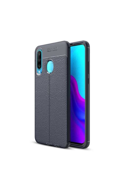 Ummeslem غطاء حماية فائق من الجلد ذو مظهر سيليكون متوافق مع هاتف Huawei P30 Lite