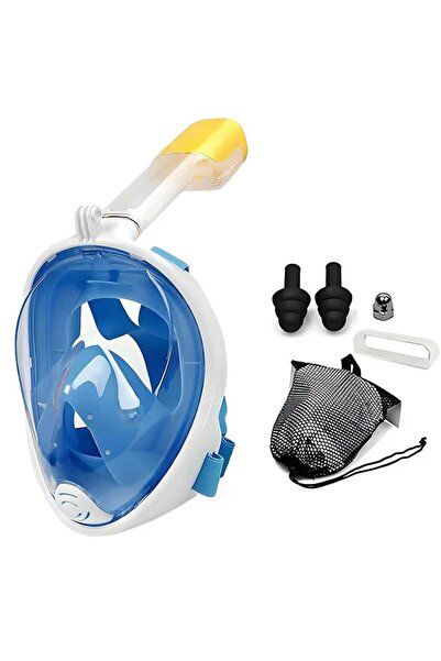 Basepoint L/XL Beden | Ocean Elite Full Face Şnorkel Maskesi 180° Panoramik G...