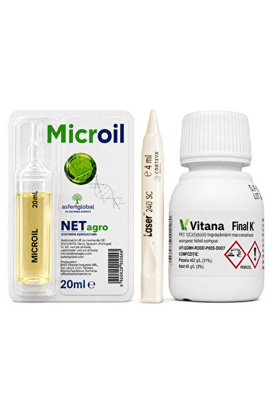 NO BRAND Pachet Legume Bio Coacere – Laser 4ml + Microil 20ml + Final K 25ml ...