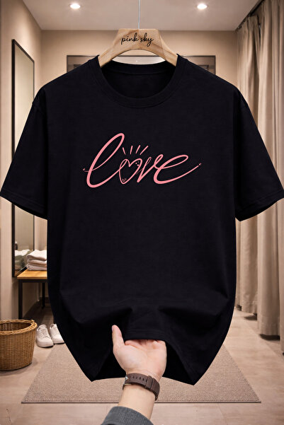 Pink Sky Premium Oversize T-Shirt 100% Cotton Unisex Comfortable Fit Trending...