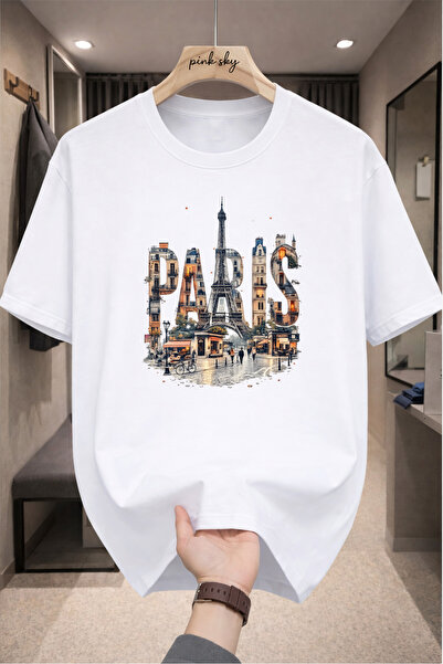 Pink Sky Premium Oversize T-Shirt 100% Cotton Unisex Comfortable Fit Trending...