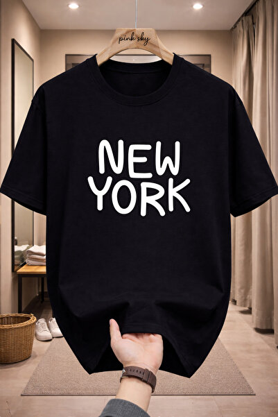 Pink Sky Premium Oversize T-Shirt 100% Cotton Unisex Comfortable Fit Trending...
