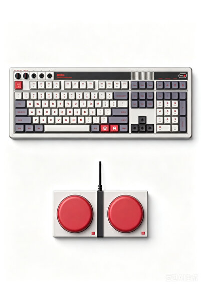 8Bitdo Retro 108 Mechanical Keyboard with 108 Keys