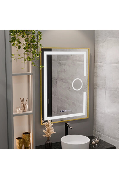 ECLAT Oglindă LED dreptunghiulară, 60x80cm, MotionGlow Marcello, Sistem anti-...