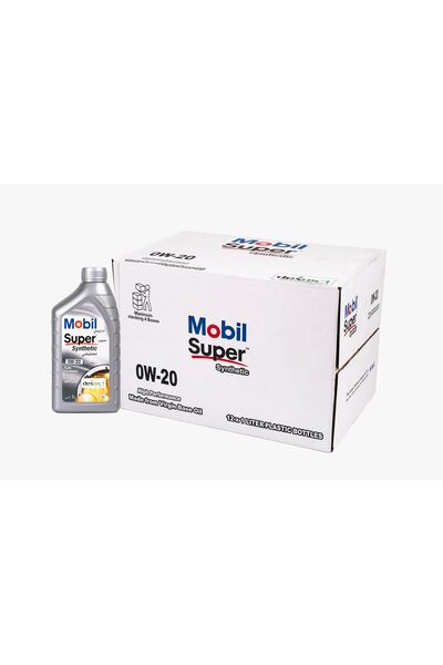 Mobil Super High Performance 0W-20 Fully Synthetic Motor Oil – 1 Liter (Pack ...