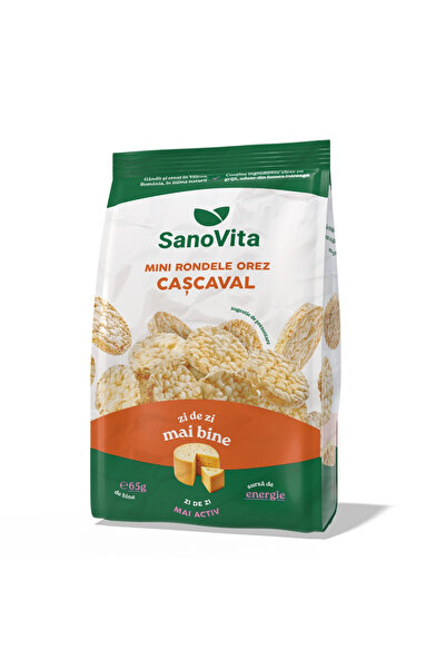 Sano Vita Mini napolitane de orez cu brânză 65g