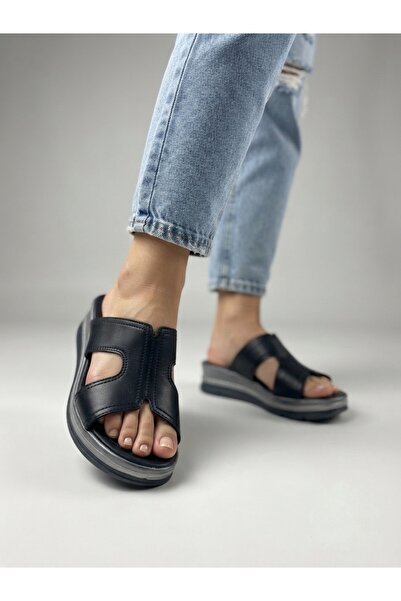 Rüya Shoes نعال نسائية ناعمة ذات نعل طبي - مصنوعة من الجلد الطبيعي للاستخدام ...