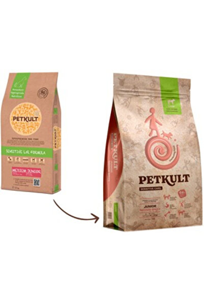 PetKult Hrana uscata pentru caini Sensitive Junior Talie Medie Miel si orez 3 kg
