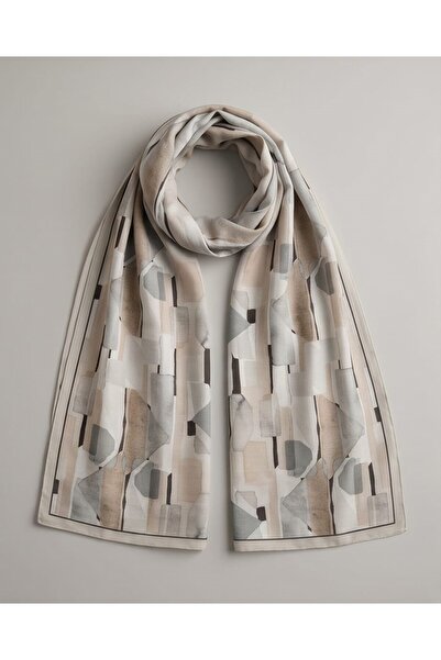 test marka Nergi̇s scarf natural shawl