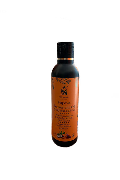 MS Natural Products MS Natural Papaya Kunkumadi Skin Oil 150ml , 100% Natural...