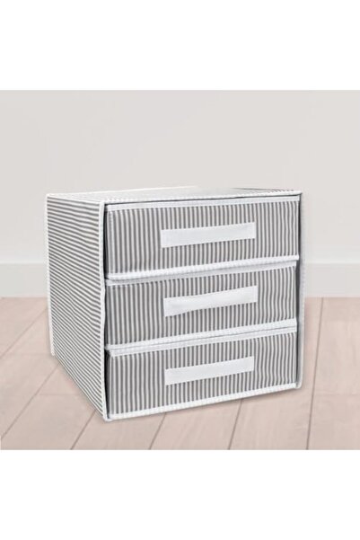 Yıldızan Meala Kozmetik Store Foldable Three Drawer Cabinet Organizer Laundry...