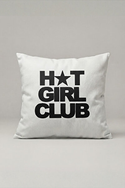 Generic Brand Hot Girl Club Written Black and White Throw Pillow Cover 174 – ...