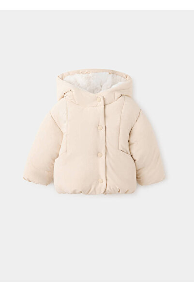 MANGO Baby Kapüşonlu kapitone anorak