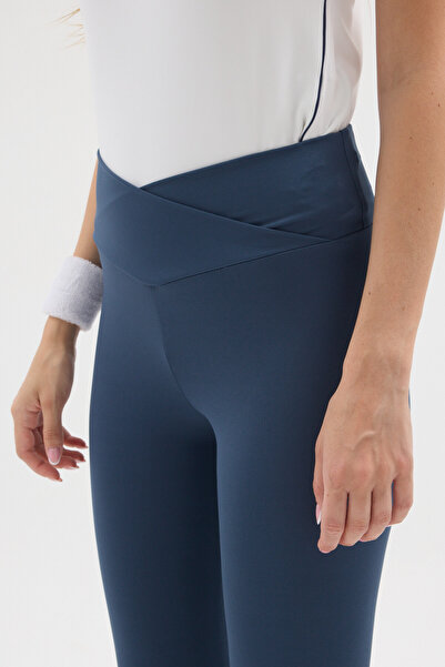 Pavotti Leggings de damă cu detaliu în talie încrucișată