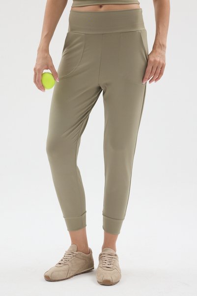 Pavotti Women's High Waist Scuba Jogger Sweatpants
