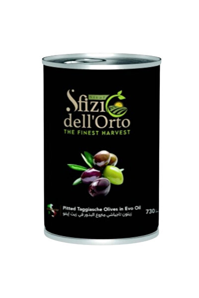 YABANEEZ PITTED TAGGIASCHE OLIVE IN EXTRA VIRGIN OLIVE OIL "SFIZI"