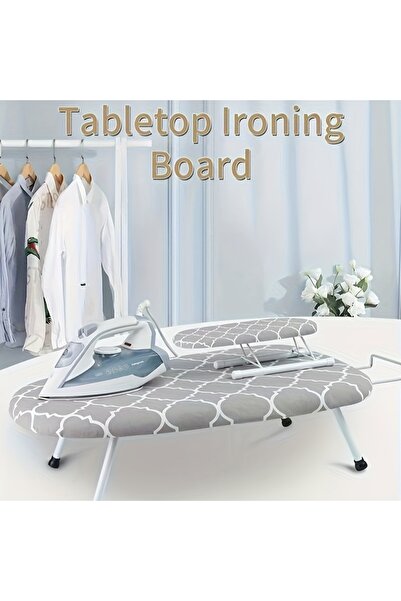 YESMAX Portable Extra-wide Ironing Board with Folding Legs and Protective Cov...