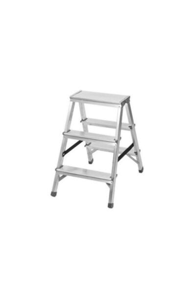 Evelise Scară din aluminiu, 2 secțiuni, 2 trepte, platformă, max 125 kg, 0.65...
